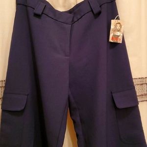 Wide Leg XOXO navy  pants. New